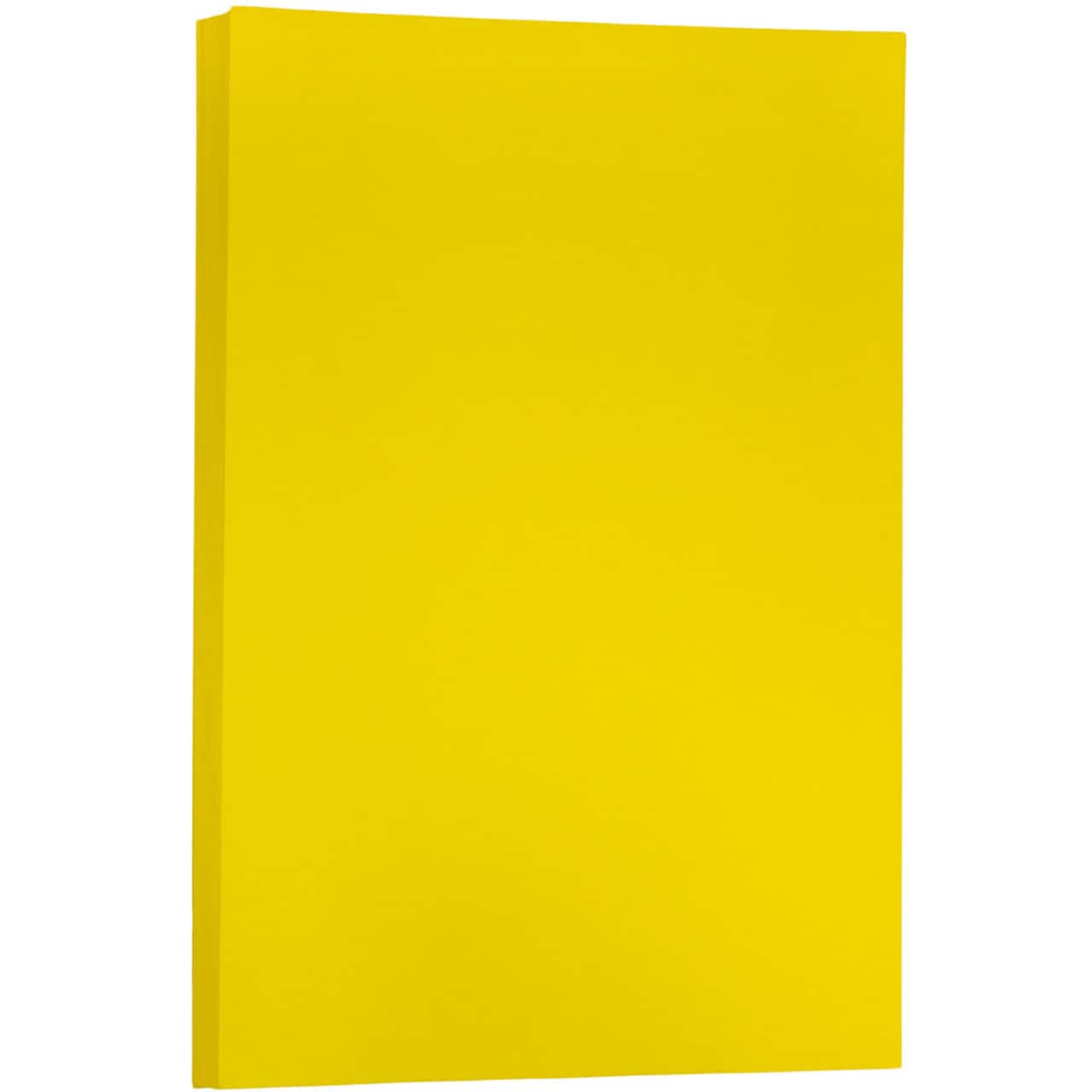 JAM Paper Bright 11" x 17" Tabloid Cardstock, 50 Sheets
